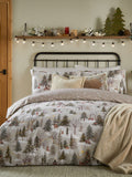 Furn forest festivities duvet cover and pillowcase set - British product