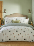 Wylder Nature Christmas Robins Return duvet cover set (British brand)