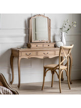 Gallery Home Chicara Dressing Table Mirror Weathered 73cm