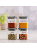 Set of 6 Kilner clear fresh storage spice jars 160ml, UK version