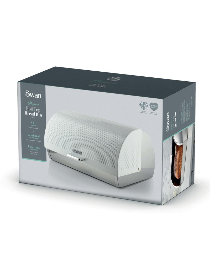 Swan White Elegance Bread Bin