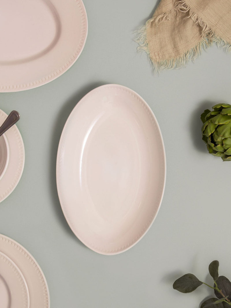 Mikasa White Large Cranborne Oval Ceramic Serving Dish