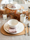 Mikasa White Egret dinner set 12 piece, imported from the UK