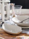 Mikasa White Cranborne Artichoke Stoneware Serving Dish