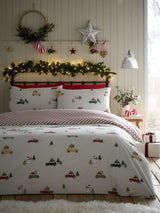 Fusion Multi Festive Cars Christmas Duvet Cover Set