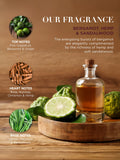 Baylis & Harding Bergamot Hemp & Sandalwood mens bath and shower gel 750ml - British product