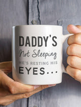 Oakdene Resting His Eyes Personalised Ceramic Mug 10oz