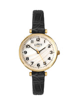 Limit Black Round Analogue Watch 30mm
