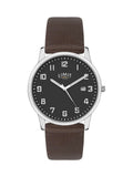 Limit Brown Modern 38mm round analogue watch, UK version