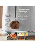 Tower Dove Grey Scandi 2 Slice Toaster
