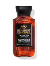 Bath & Body Works Travel Shower Gel Mahogany Teakwood Lavender Scent Body Wash 88 ml