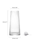 Anton Studio Designs clear small empire vase - British product