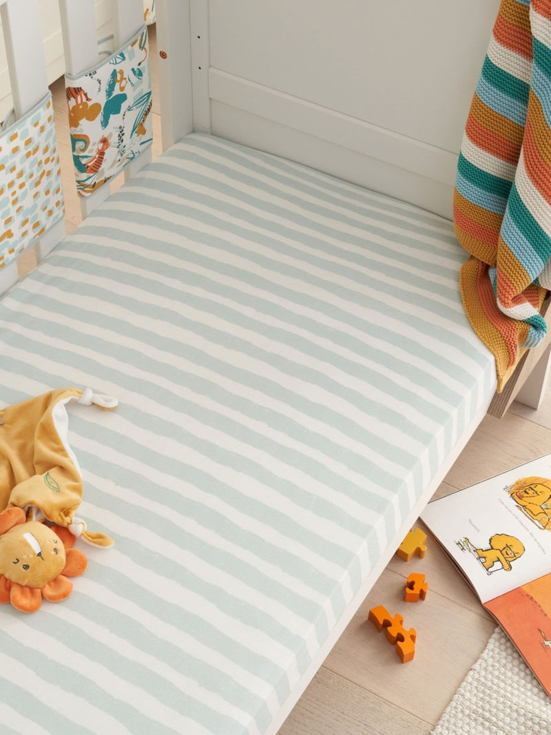 Tutti Bambini 2 Pack Jungle Orange Cot Bed Fitted Sheets