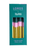LORDS Oxfordshire tapered scented dinner candles set of 4, UK version