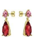 Ted Baker Teaire Crystal Teardrop Earrings Red Tone (British brand)