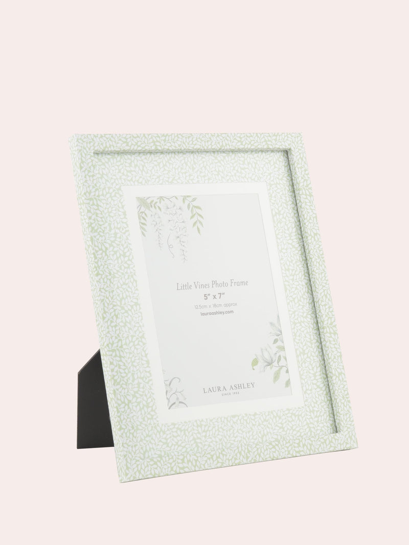 Laura Ashley Green Norton photo frame 5x7, UK version
