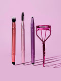 Real Techniques makeup brush and eyelash curler set, imported from the UK