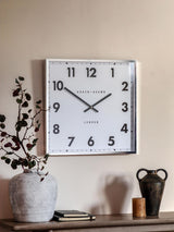 Gallery Home Chrome Pinehurst Wall Clock