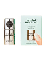 Le Mini Macaron Gel Polish Topcoat Mermaid Iridescent Effect