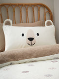 Catherine Lansfield Natural Cosy Bear duvet cover set - British product