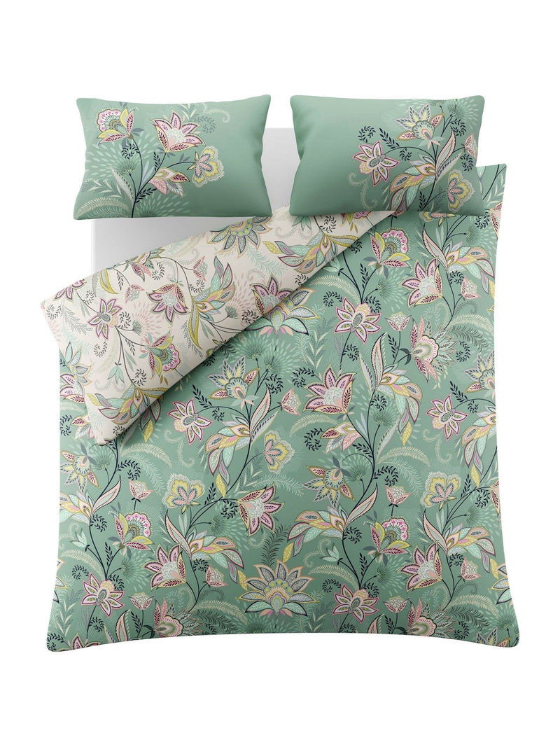Sara Miller Green Passiflora duvet cover set (British brand)