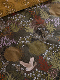 Sara Miller Green Owl Forest bed linen set (British brand)