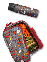 ION8 Gamer Lunch Bag and Leak Proof Recyclon Water Bottle Bundle