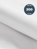 Silentnight white pure cotton duvet set (British brand)