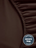 Silentnight Deep Plum fitted sheet 40cm (British brand)