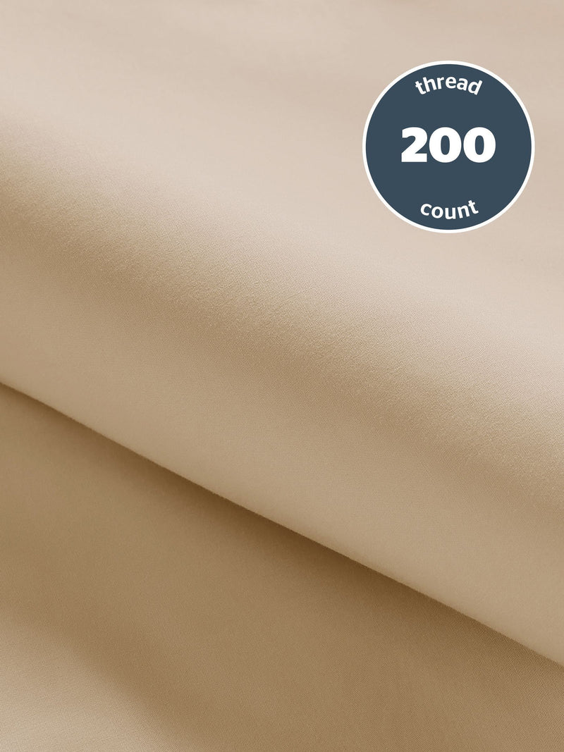 Silentnight Natural Pure Cotton 40cm Extra Deep Fitted Sheet