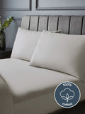 Silentnight light grey pure cotton 40cm extra deep fitted sheet (British brand)