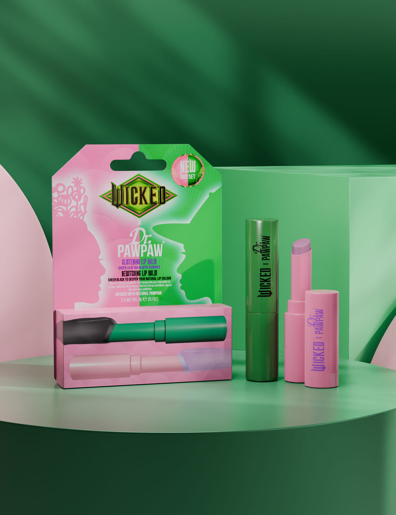 Dr. PAWPAW Bewitching and Glistening lip balm duo 2x3g (British brand)
