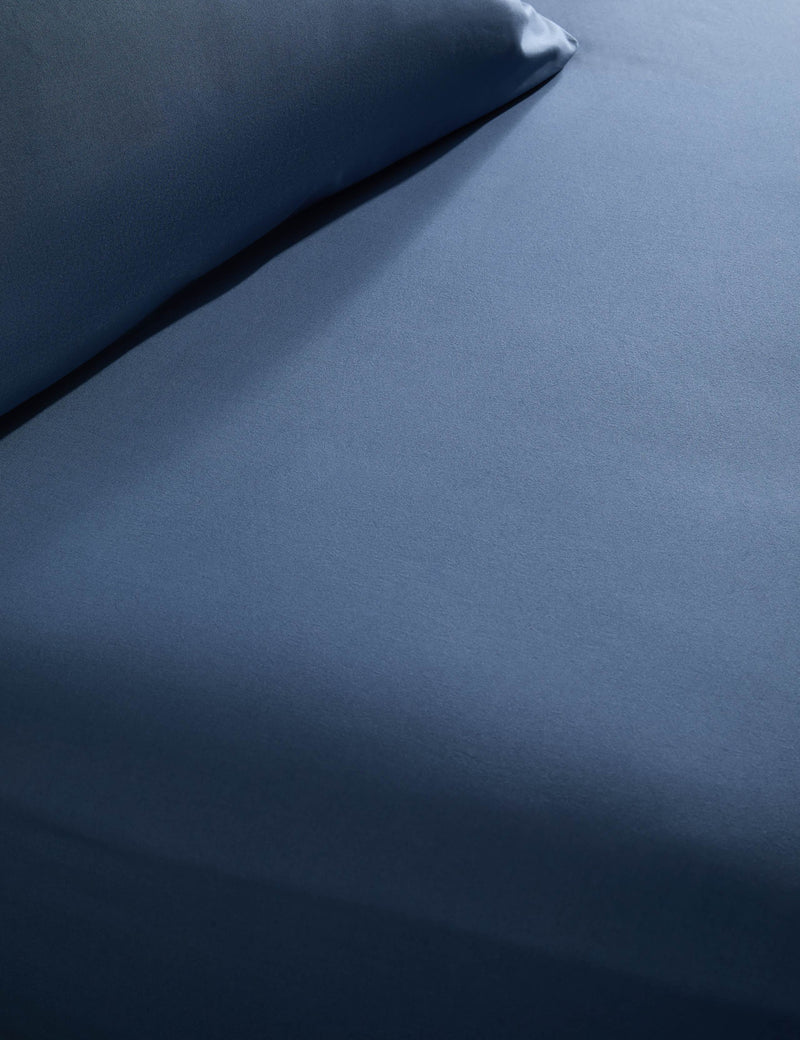 M&S X Fired Earth washed cotton deep fitted sheet 30cm (British brand)