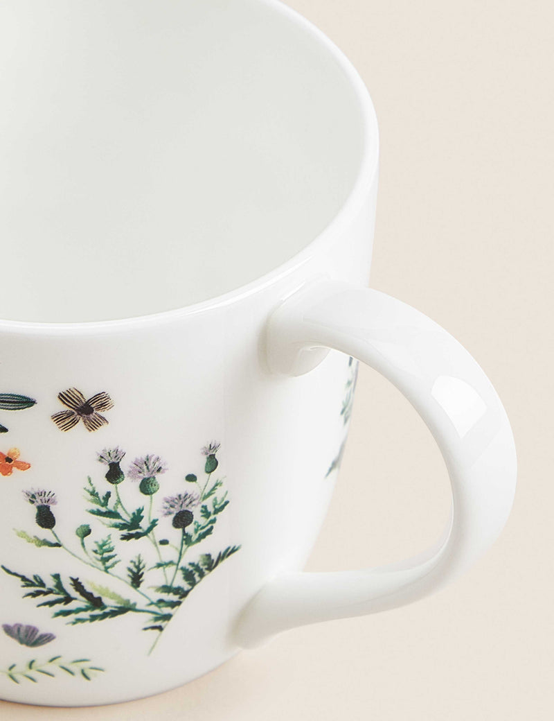 Woodland owl ceramic mug 380ml (British brand)
