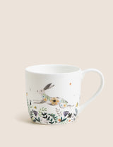 Woodland Rabbit Ceramic Mug 380 ml