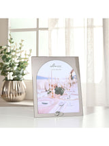 Widdop Silver Amore Arch Photo Frame with Rings 8x10