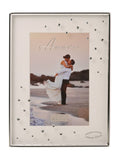 Widdop silver Amore box frame with crystals 4 x 6 (British brand)