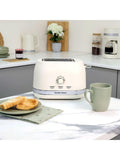 Hamilton Beach Breakfast Kettle and Toaster Set Cream, imported from the UK