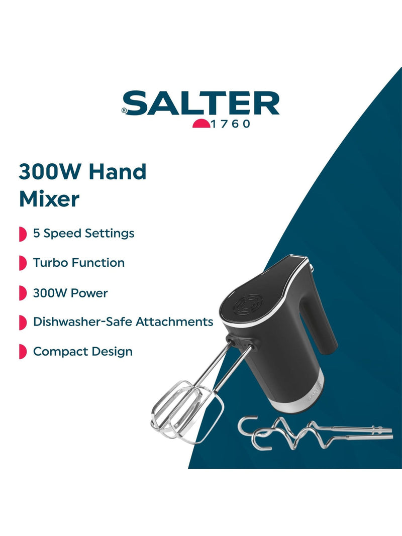 Salter Black Hand Mixer (British brand)