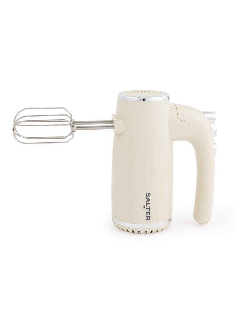 Salter cream retro hand mixer one size (British brand)