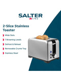 Salter Silver 2 Slice Toaster (British brand)