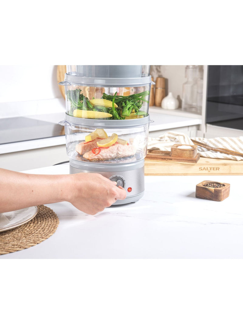 Salter Transparent Aspen Food Steamer 7l (British brand)