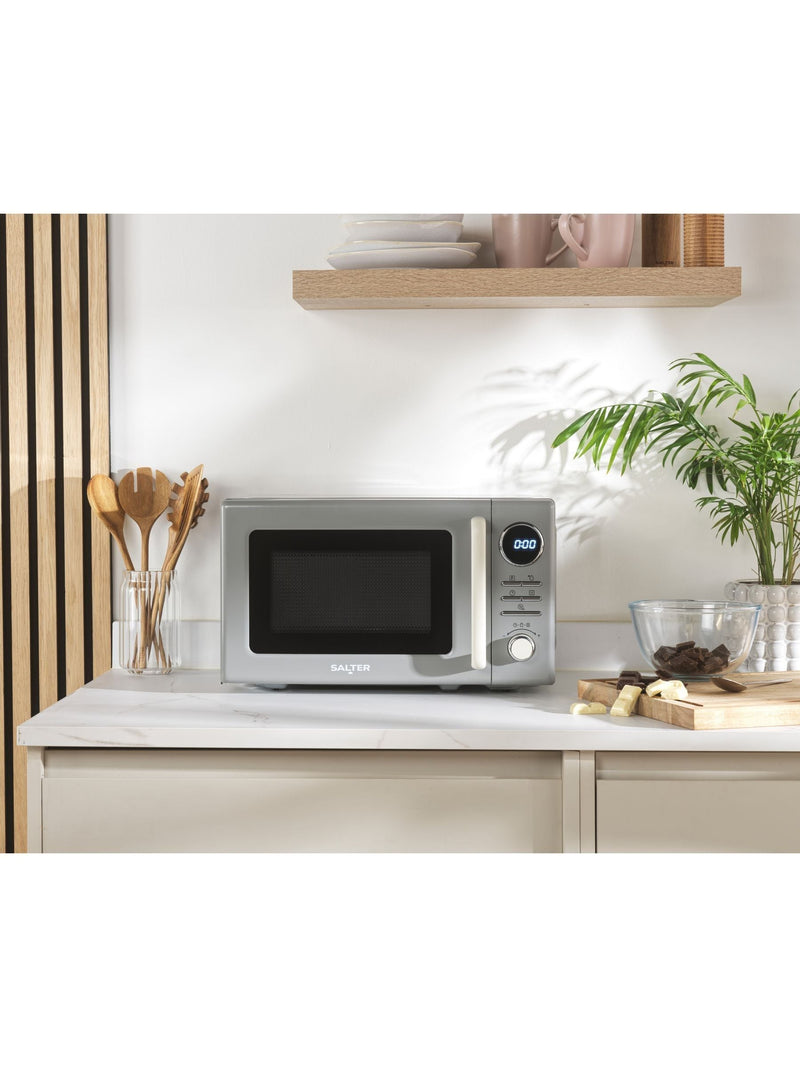 Salter Retro Grey 20L Digital Microwave (British brand)