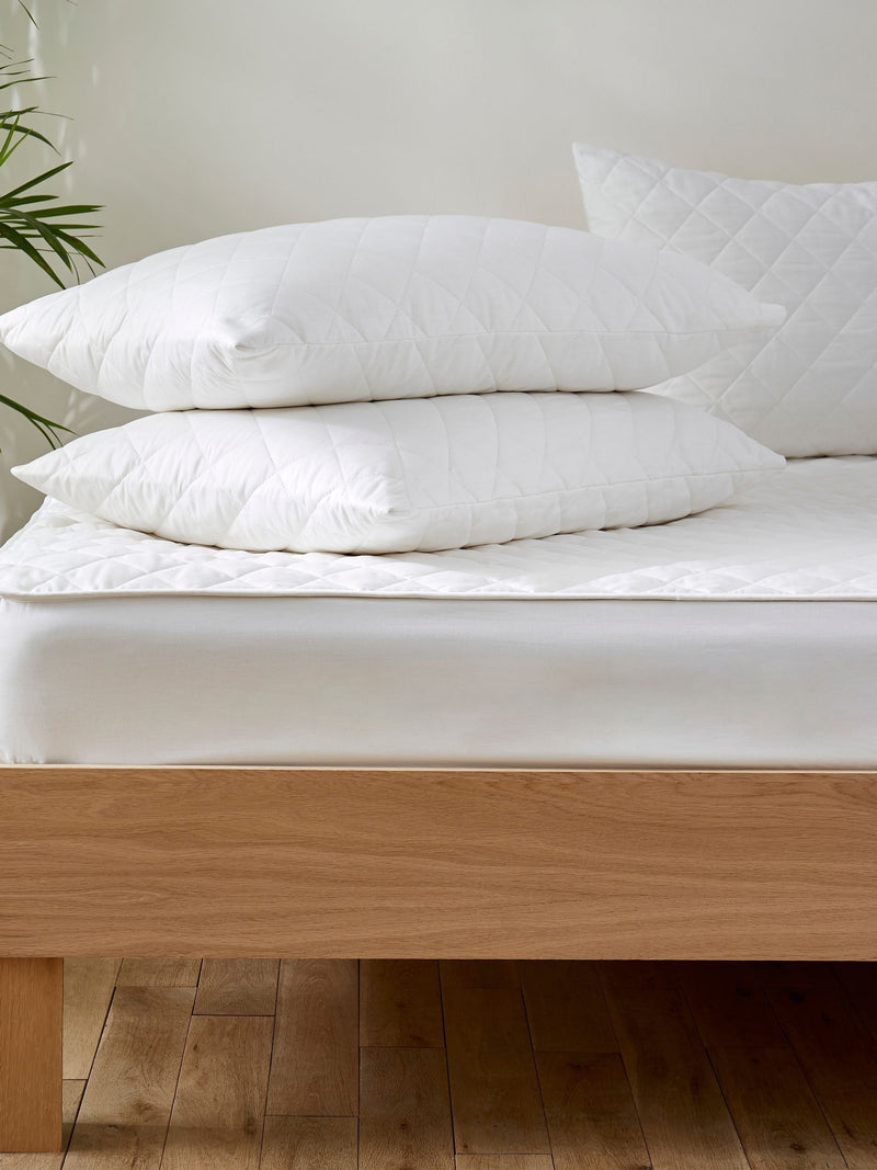 Martex cotton quilted mattress and pillow protector set, imported from the UK