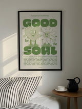 We Are Proper Good Green For The Soul Retro Art Print