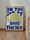 We Are Proper Good blue sea art print, imported from the UK