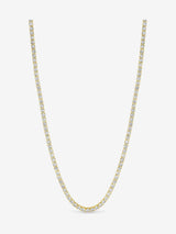 Jon Richard Gold Tone Cubic Zirconia Round Tennis Necklace 16 Inch