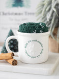 Something Different white mug and socks set (British brand)