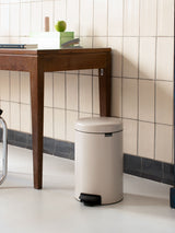 Brabantia Soft Beige NewIcon Pedal Bin 12L