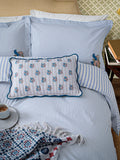 Joules Blue Earlsford Foulard duvet cover set, UK version